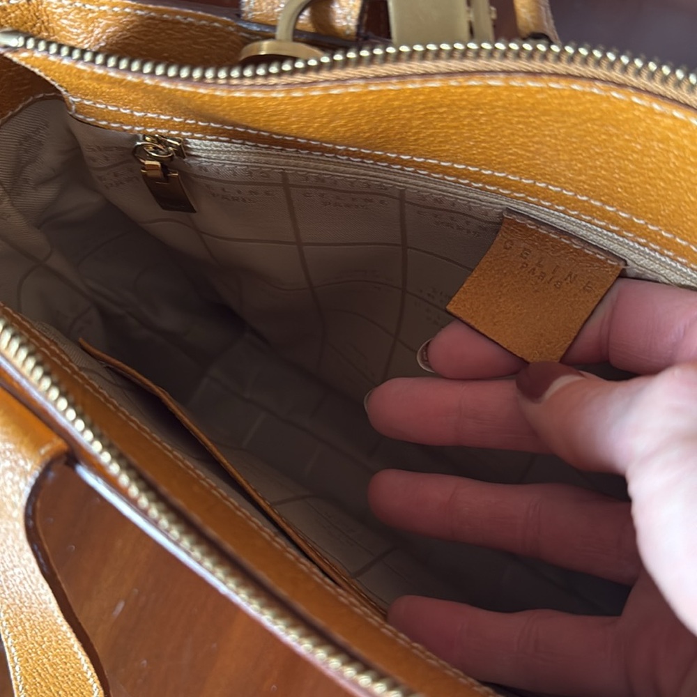 Celine Leather 2 Way Tote - Picture 8 of 8
